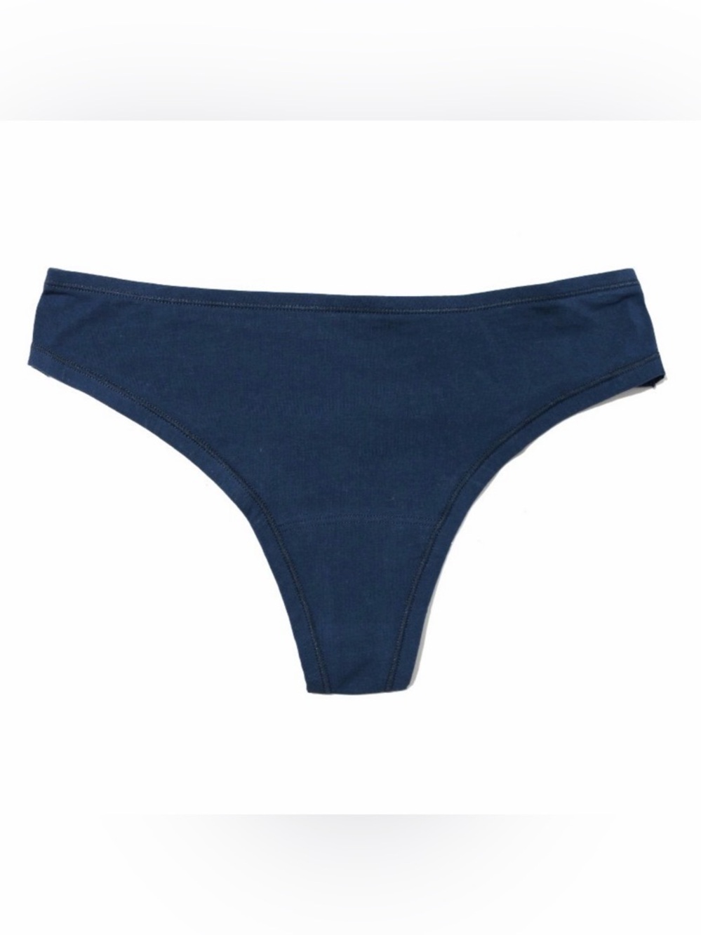 NWT Hanky Panky Playstretch Natural Rise Thong in Bateau Blue